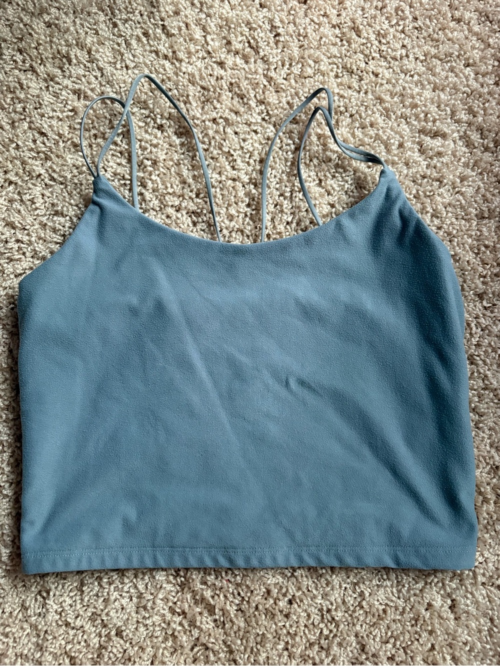 Abercrombie & Fitch Double-Strap Camisole - Dusty Blue